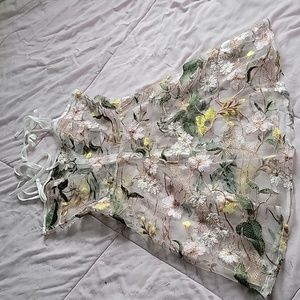 Cover up for beach and pool sheer with straps